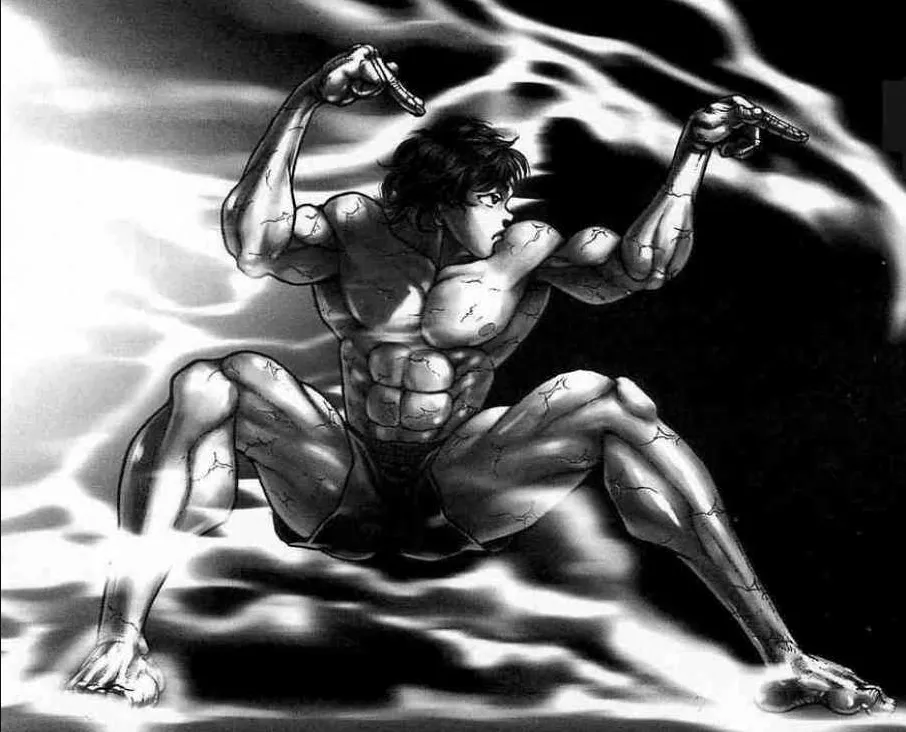 working out like baki hanma